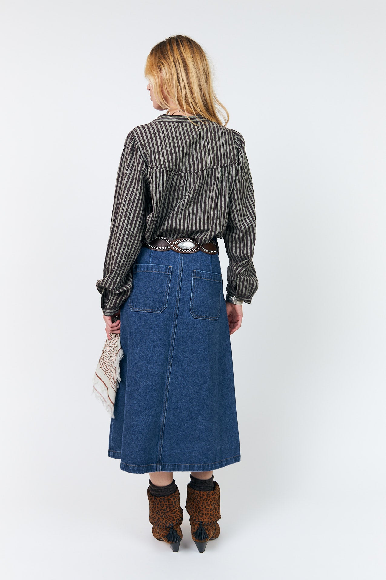 Lollys Laundry NickyLL Bluse Shirt Dunkelbraun