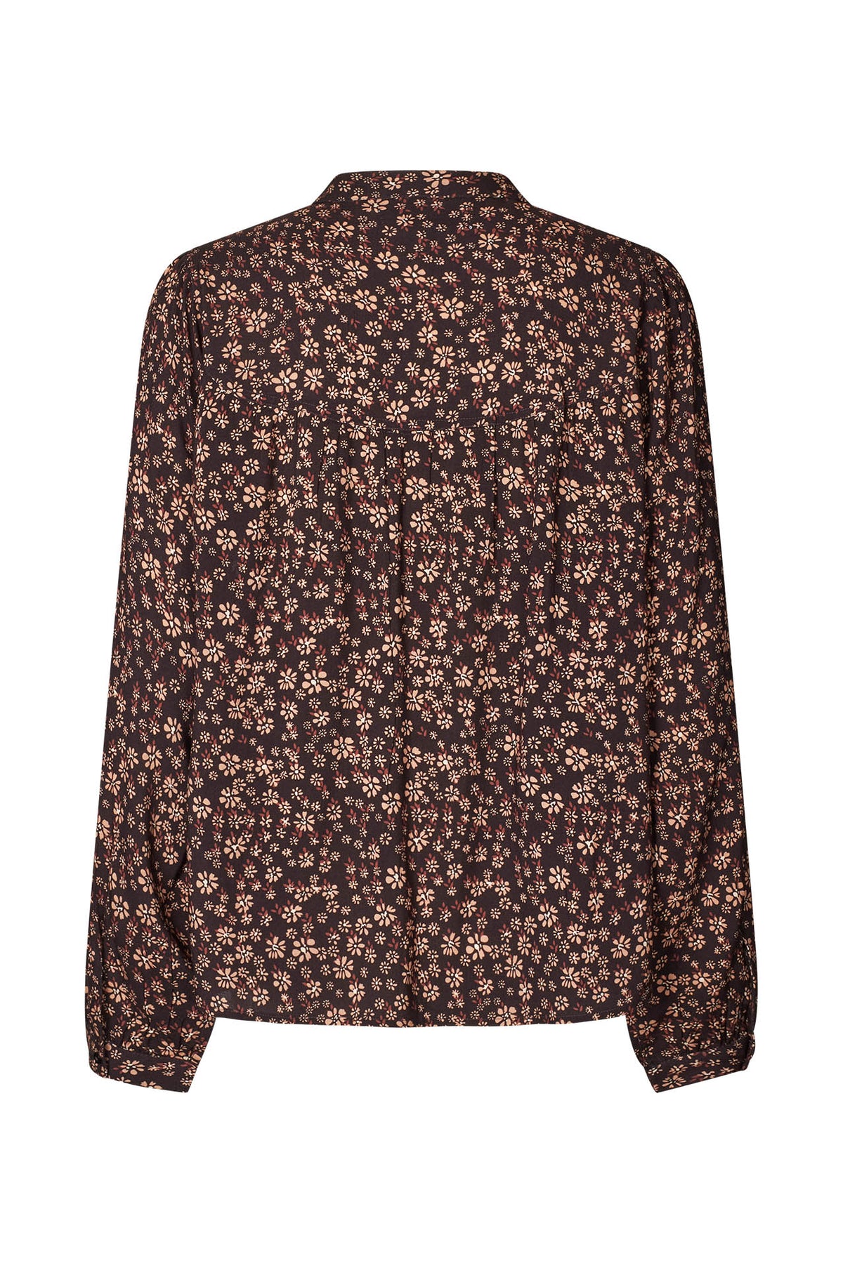Lollys Laundry NickyLL Hemdbluse Shirt Dunkelbraun