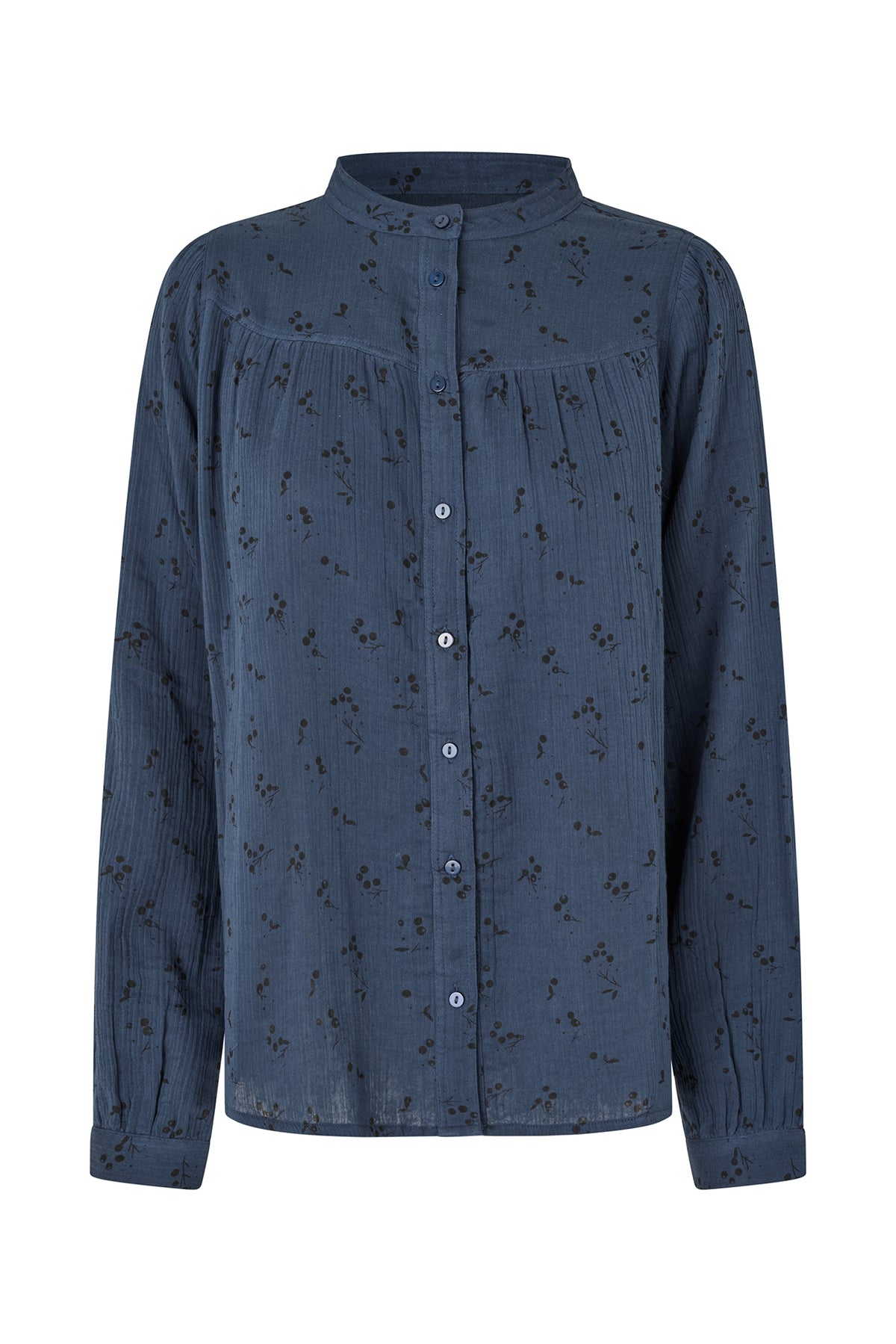 Lollys Laundry NickyLL Shirt LS Shirt Dunkelblau