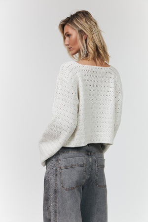 Lollys Laundry NoelleLL Strickpullover Jumper 02 Creme