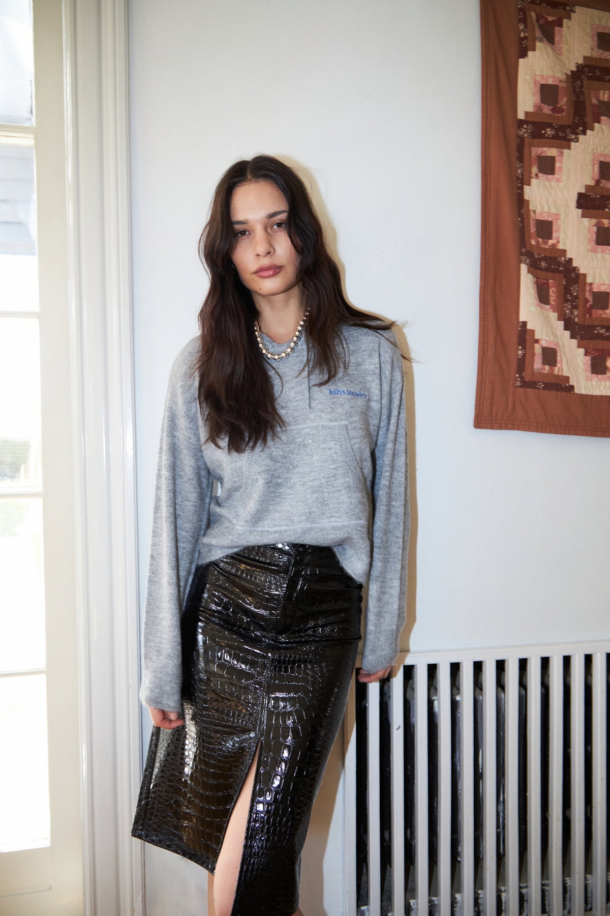 NoosaLL Hoodie LS - Graumeliert