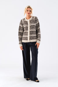 NovaLL Cardigan LS - Choco