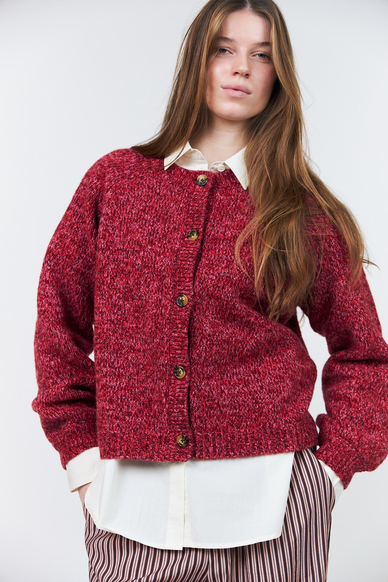 Lollys Laundry NovaLL Strickjacke Cardigan Pink