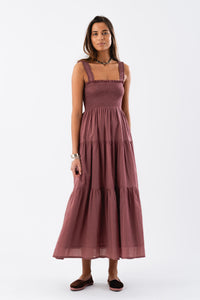 NudaLL Maxi Dress SL - Mauve