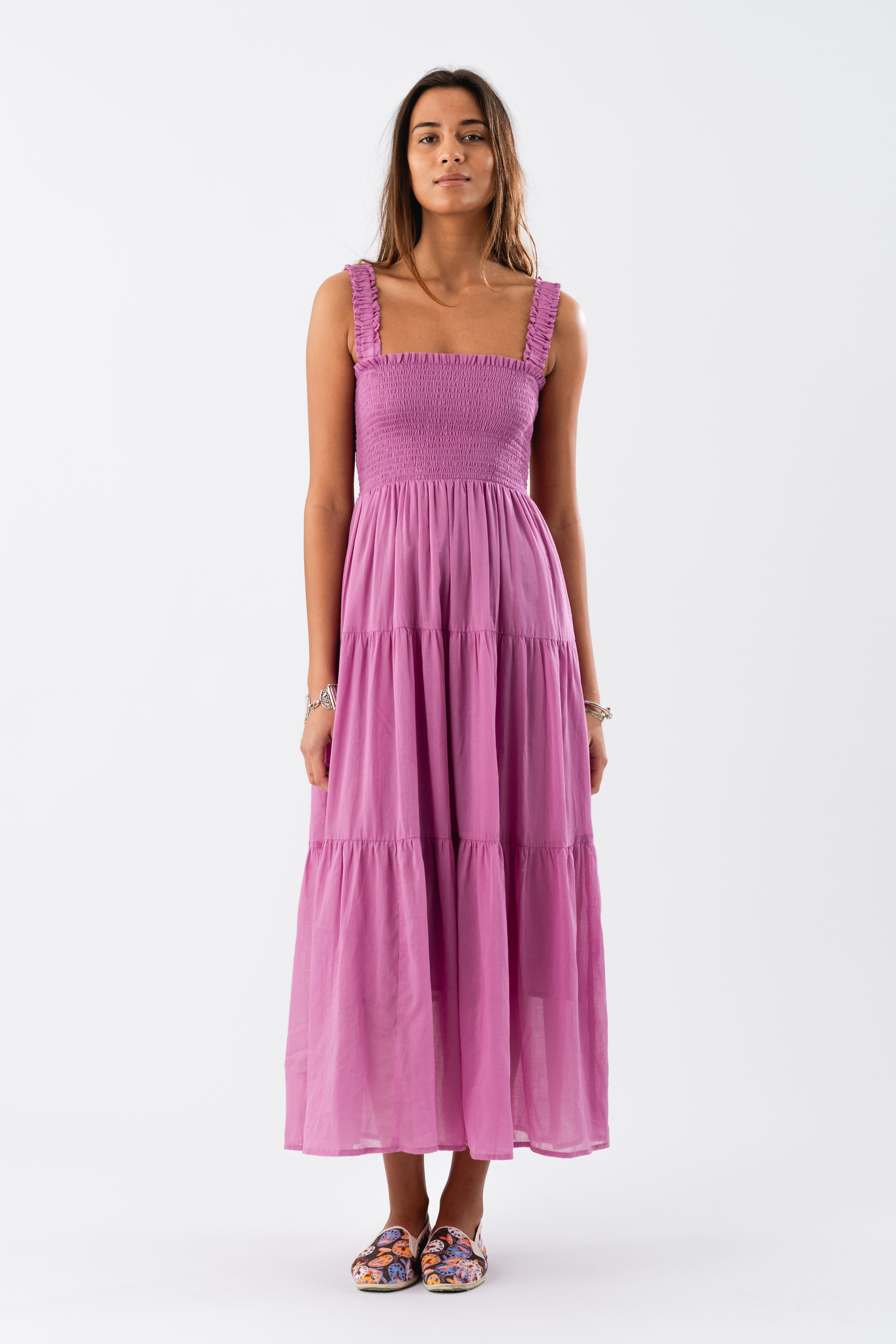 Lollys Laundry NudaLL Maxi Dress SL Dress 53 Lilac