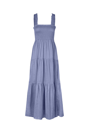 Lollys Laundry NudaLL Maxi Kleid Dress Blau