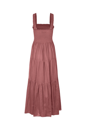 Lollys Laundry NudaLL Maxi Kleid Dress Bordeaux