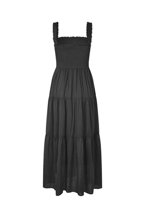 Lollys Laundry NudaLL Maxi Kleid Dress Verblasstes Schwarz