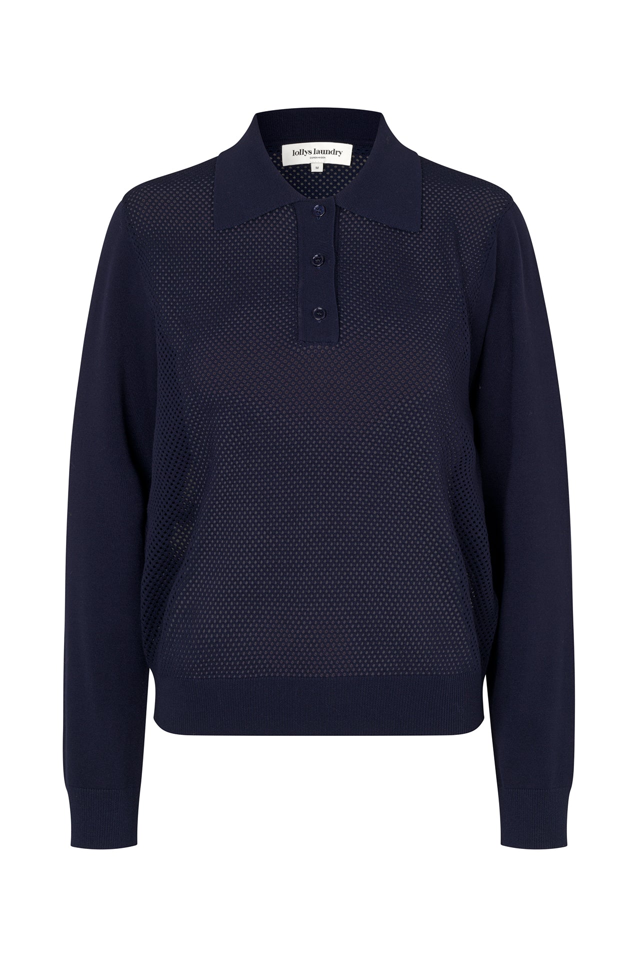 Lollys Laundry OpalLL Strickpolo Jumper Dunkelblau