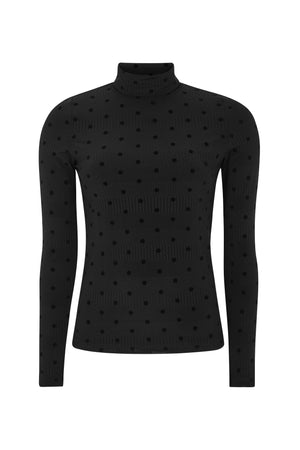 Lollys Laundry OrieLL Bluse mit Stehkragen Blouse Schwarz