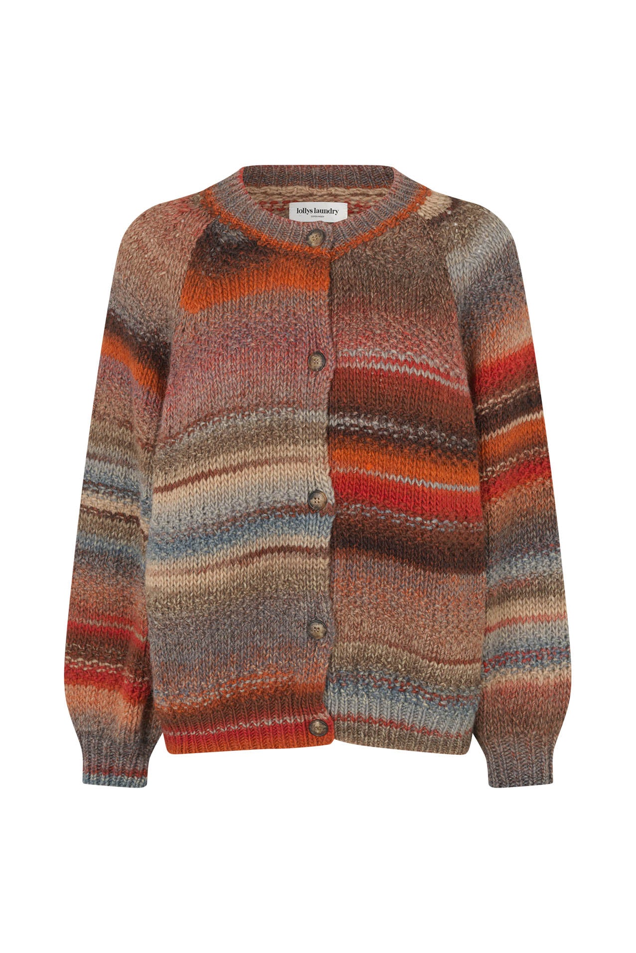 Lollys Laundry PadovaLL Strickjacke Cardigan Rostbraun
