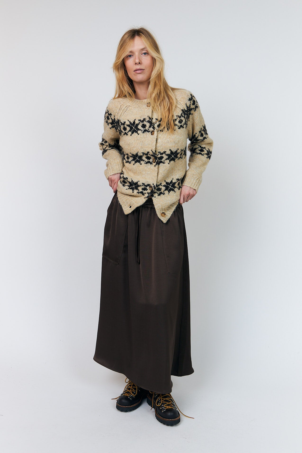 Lollys Laundry PadovaLL Strickjacke Cardigan Creme