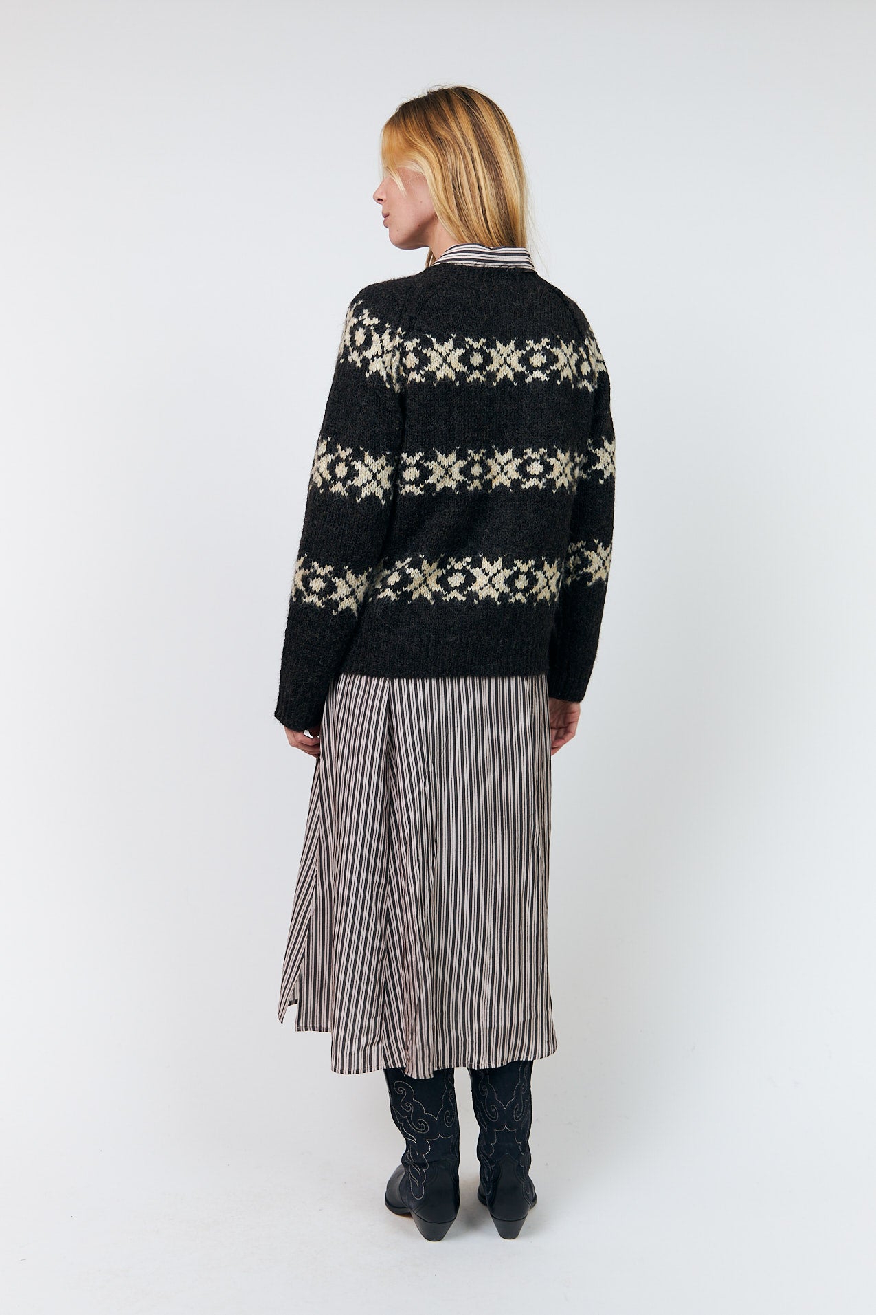 Lollys Laundry PadovaLL Strickjacke Cardigan Dunkelbraun