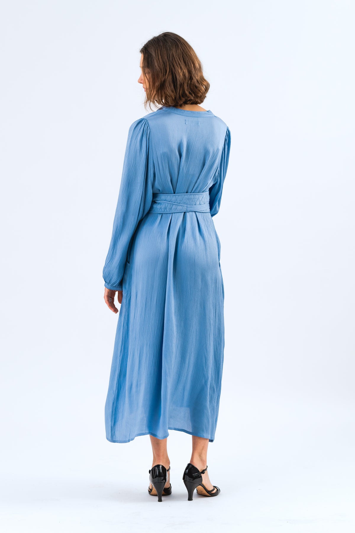 Lollys Laundry ParisLL Midi Kleid Dress Blau