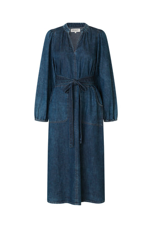 Lollys Laundry ParisLL Midi Kleid Dress Blau