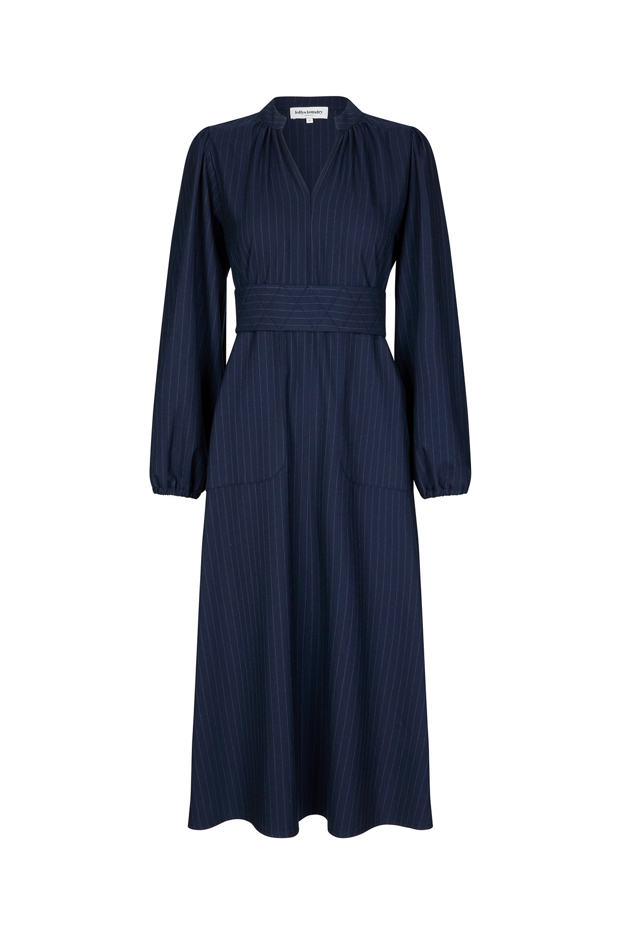 Lollys Laundry ParisLL Midi Kleid Dress 27 Dark Navy