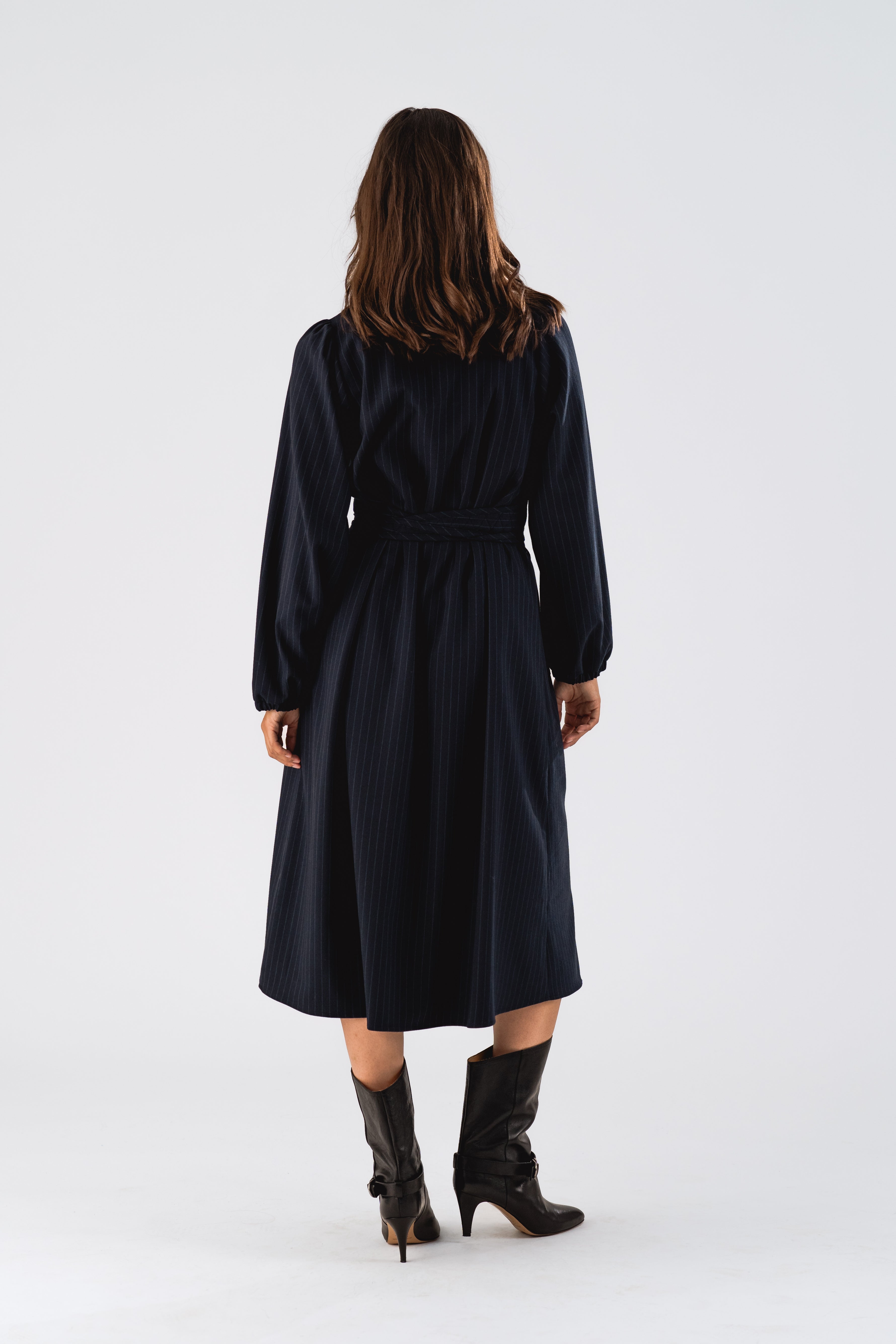 Lollys Laundry ParisLL Midi Kleid Dress 27 Dark Navy