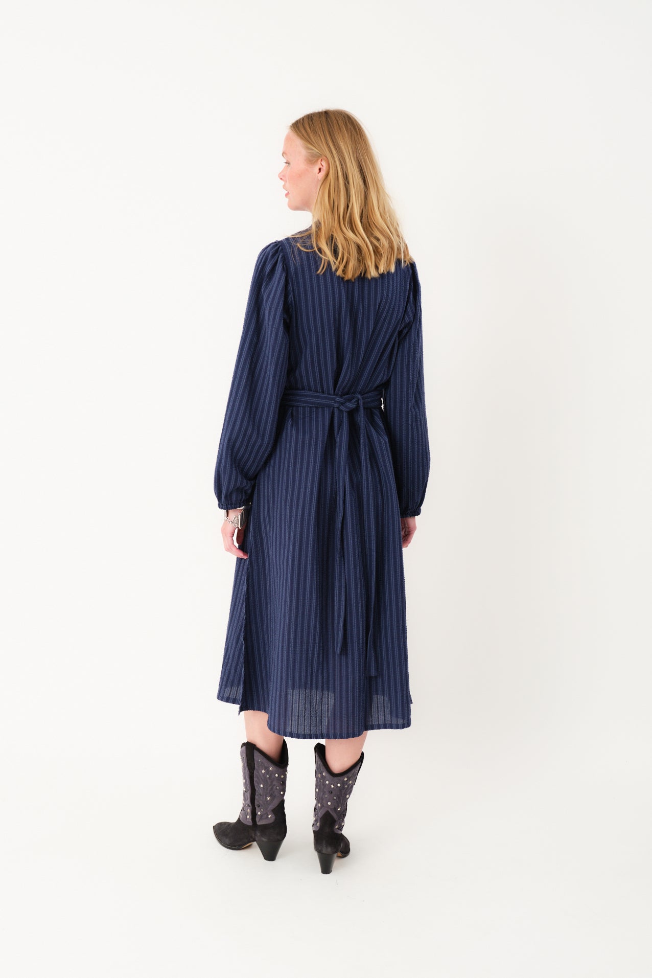 Lollys Laundry ParisLL Midi Kleid Dress 80 Stripe