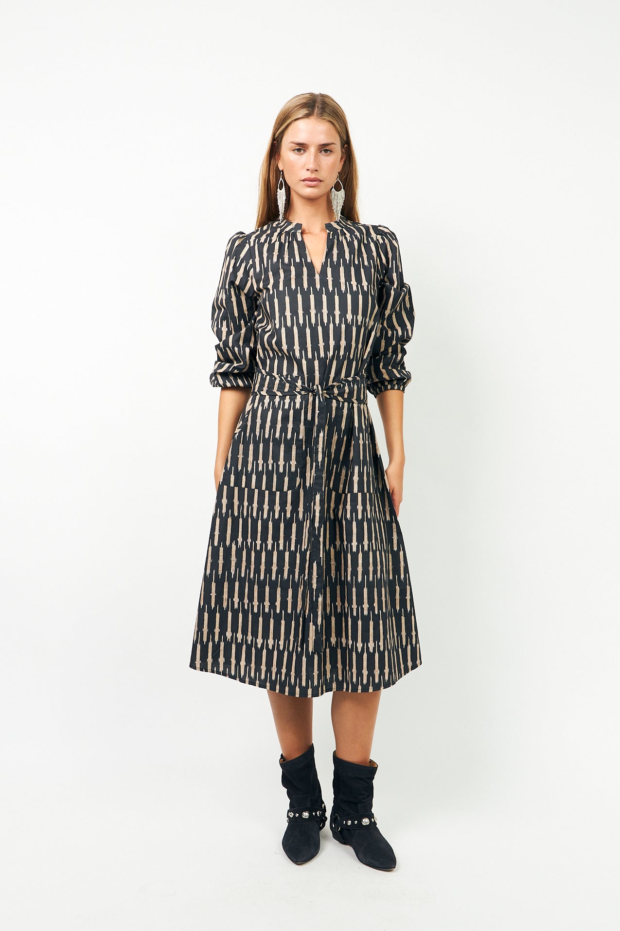 ParisLL Midi Kleid - Black