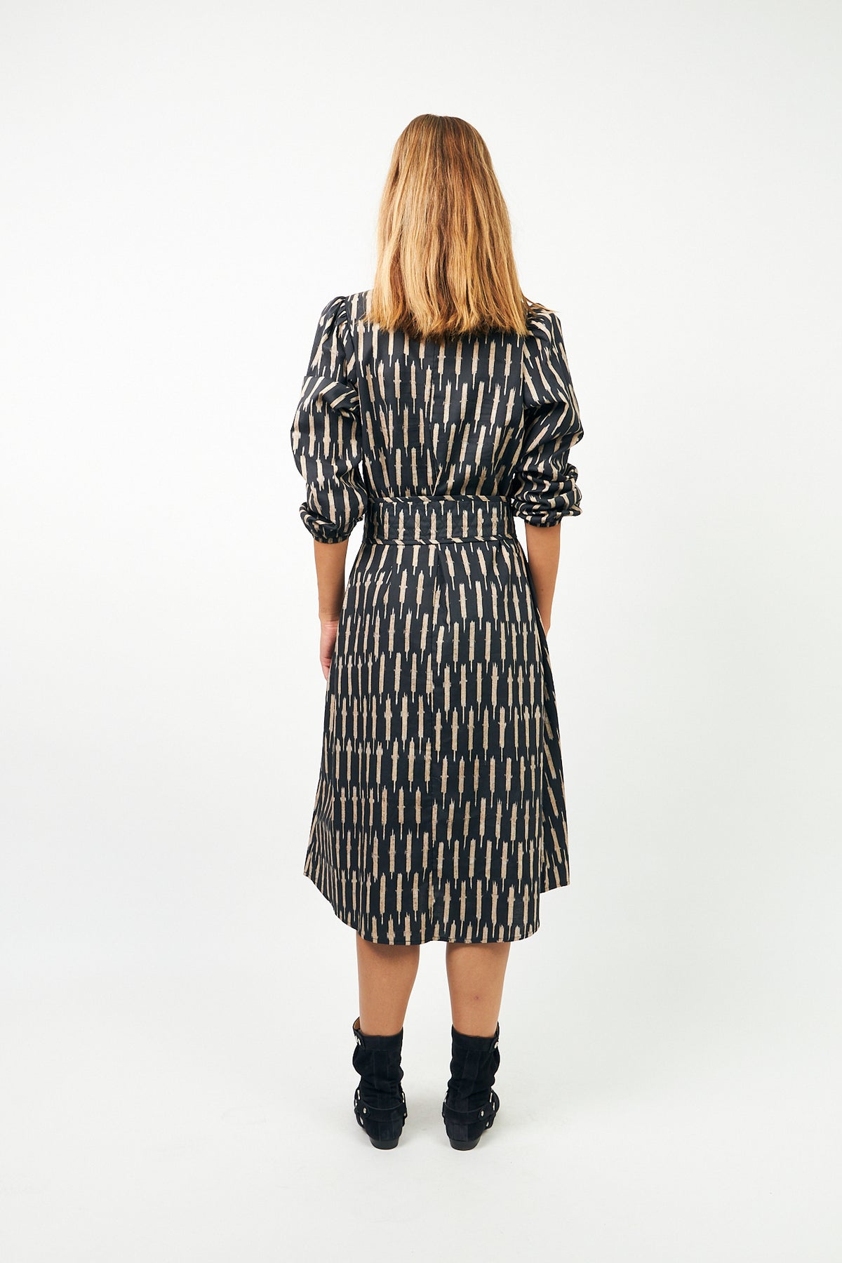 Lollys Laundry ParisLL Midi Kleid Dress Schwarz