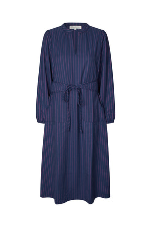 Lollys Laundry ParisLL Midi Kleid Dress Navy