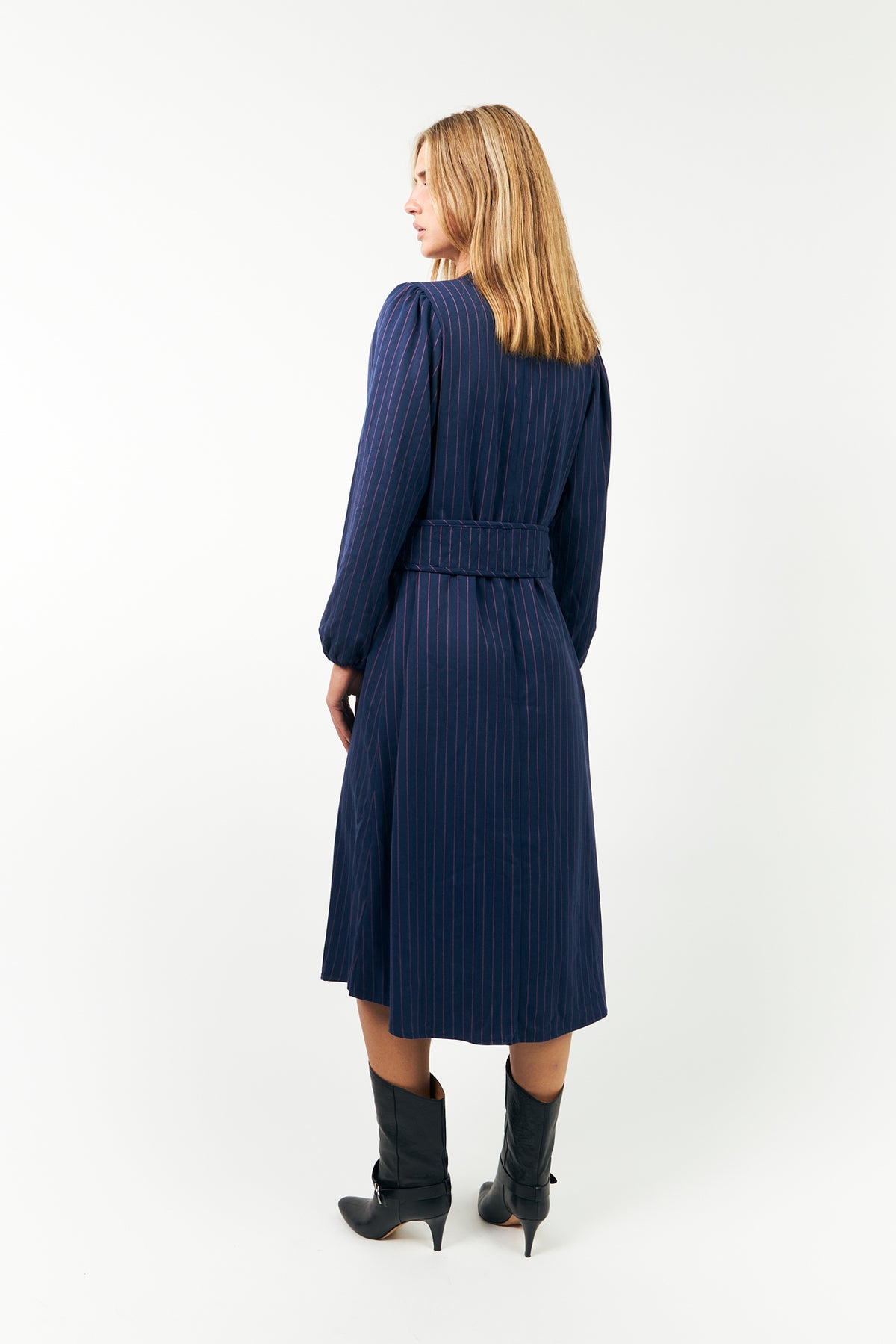 Lollys Laundry ParisLL Midi Kleid Dress Navy