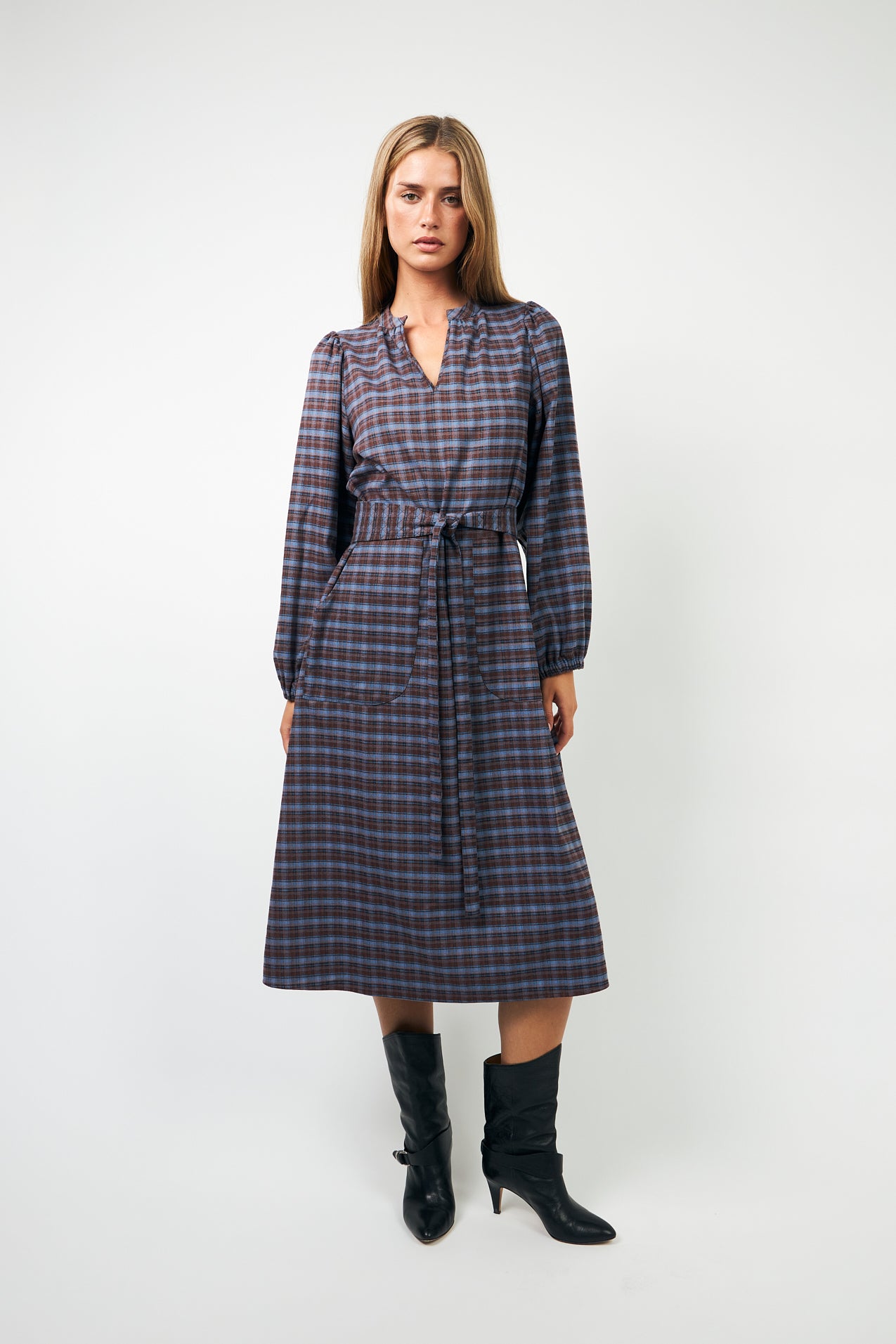 Lollys Laundry ParisLL Midi Kleid Dress 34 Mauve