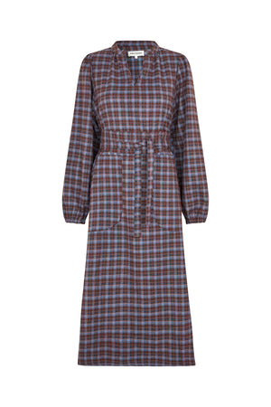 Lollys Laundry ParisLL Midi Kleid Dress Bordeaux