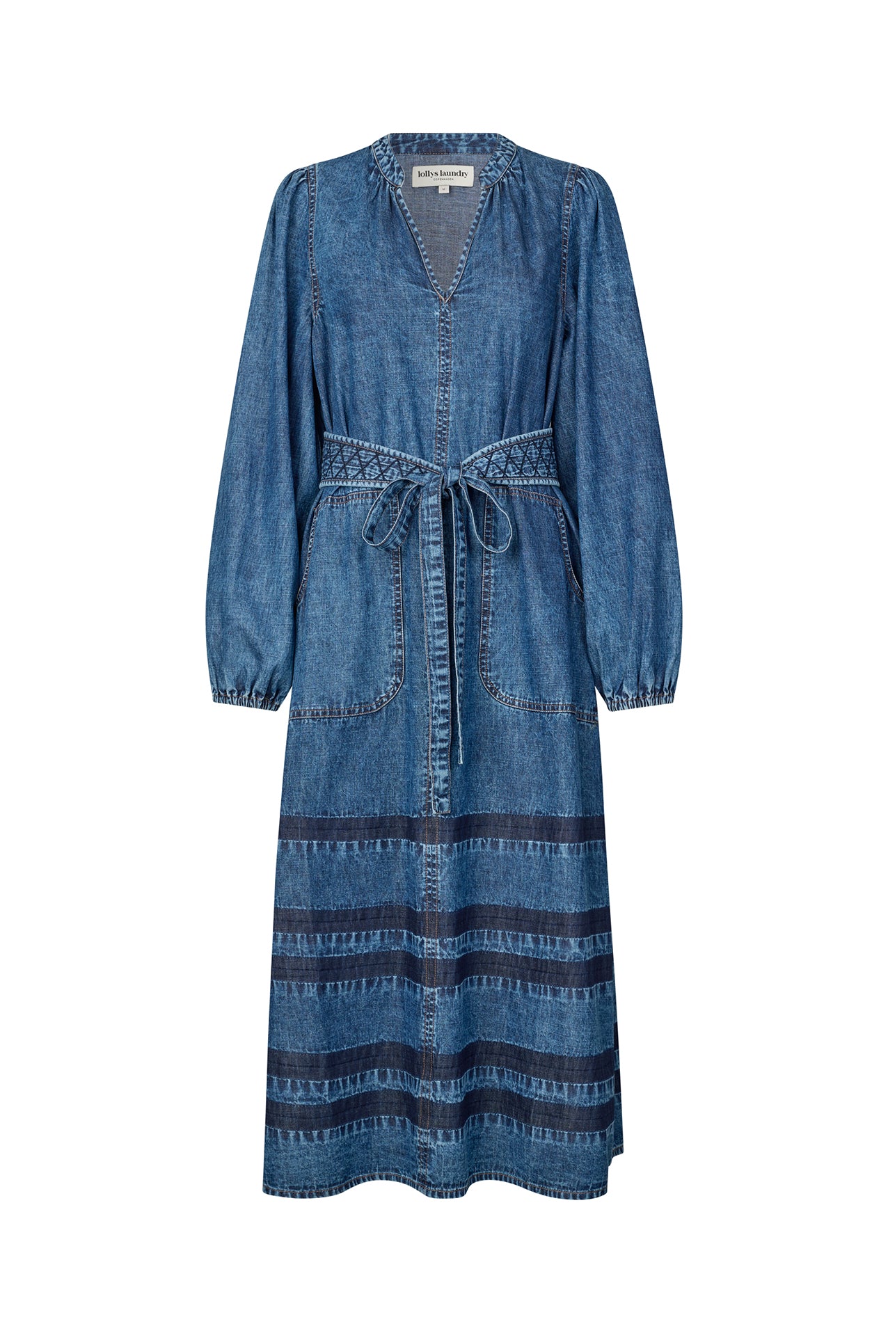Lollys Laundry ParisLL Midi Kleid Dress Blau
