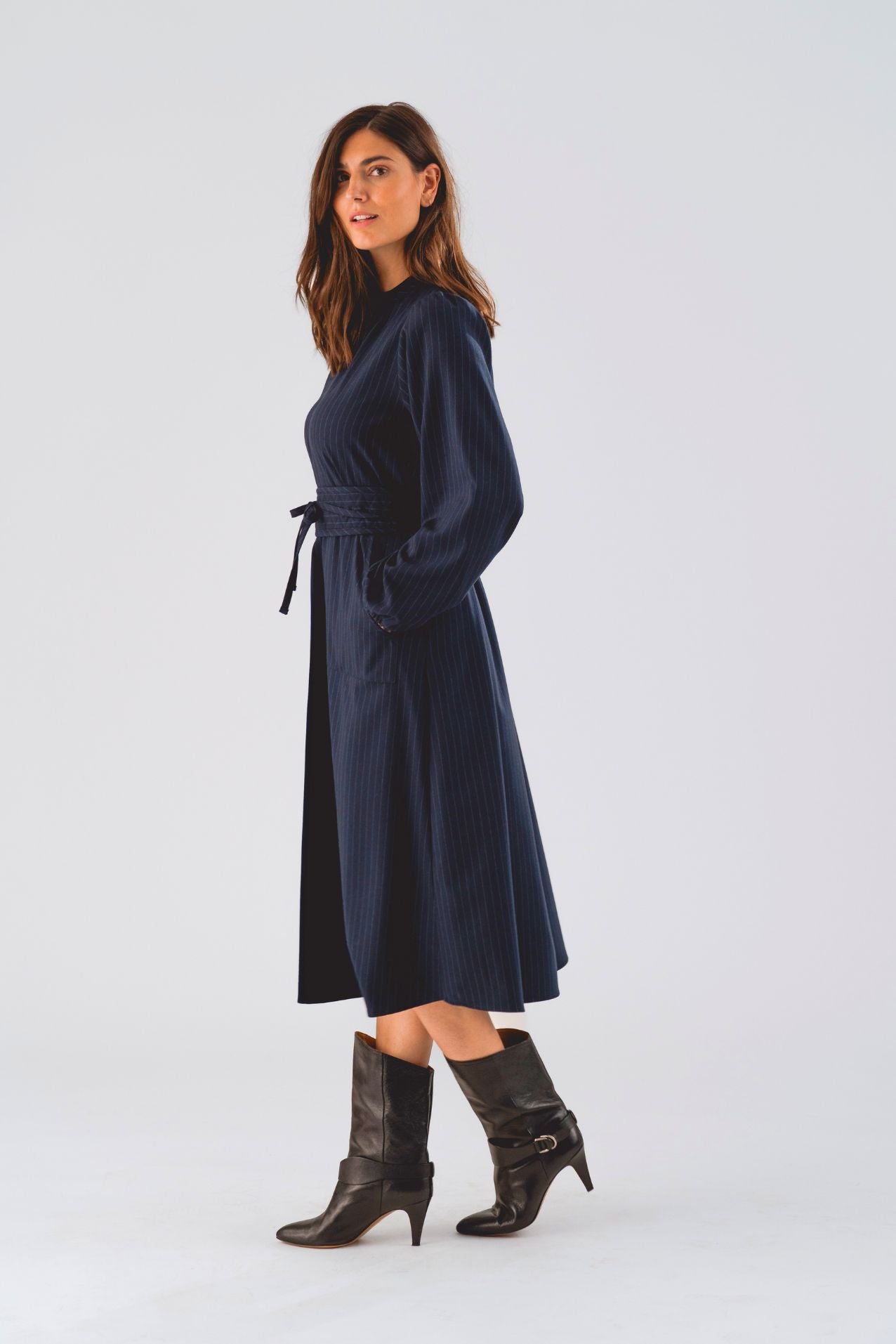 ParisLL Midi Kleid - Navy
