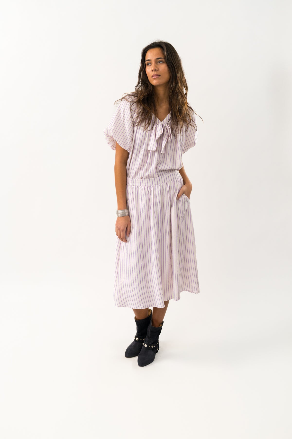 Lollys Laundry PineLL Bluse Blouse Flieder