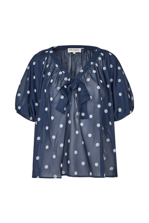 Lollys Laundry PineLL Bluse Blouse Dunkelblau