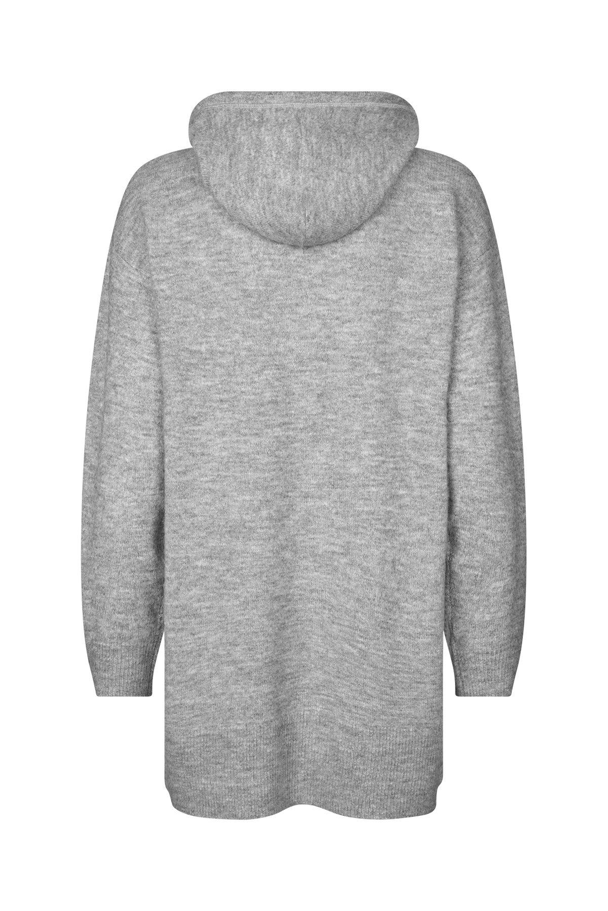Lollys Laundry PortlandLL Knit Hoodie Jumper Graumeliert