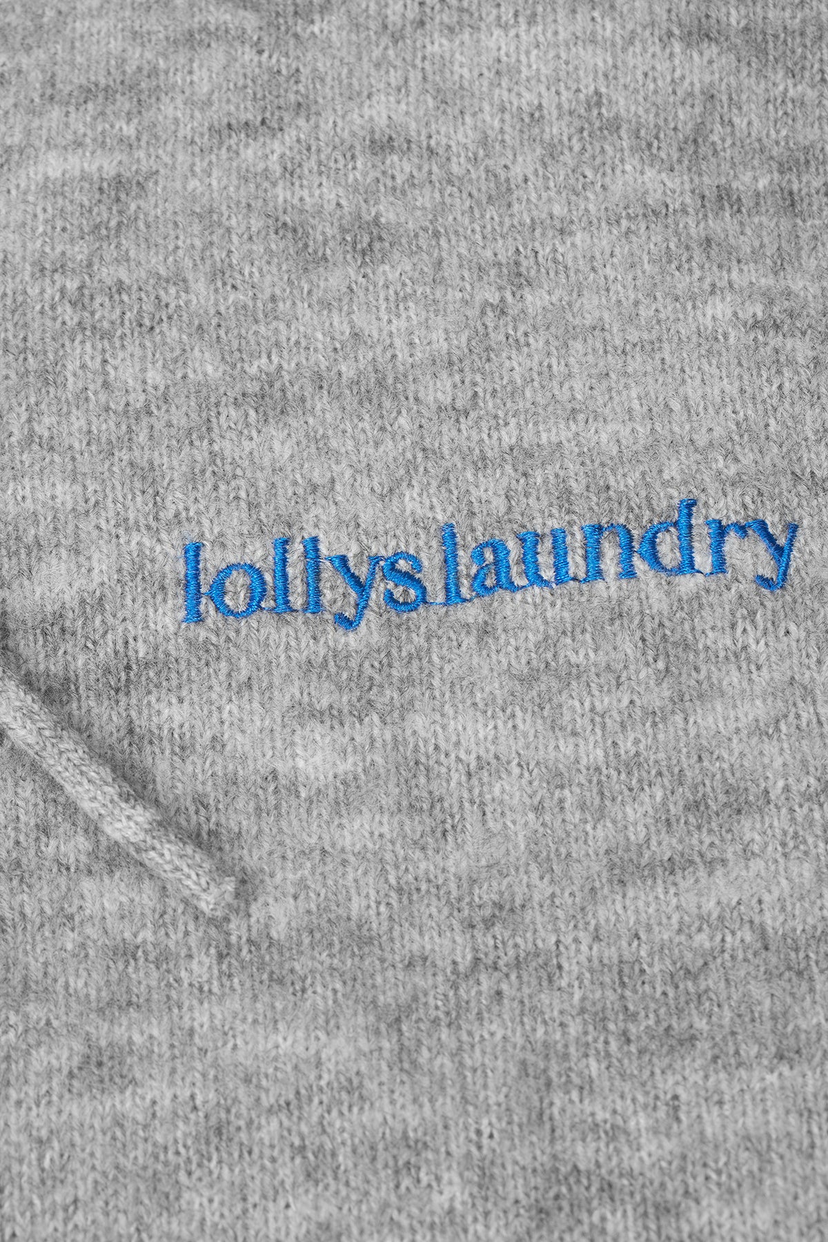 Lollys Laundry PortlandLL Knit Hoodie Jumper Graumeliert