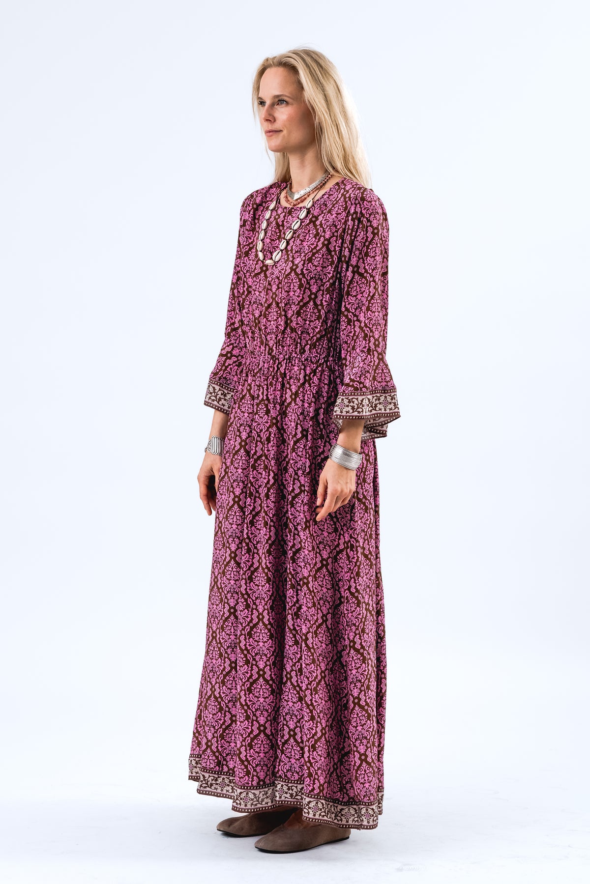 Lollys Laundry RainaLL Maxi Kleid Dress Pink
