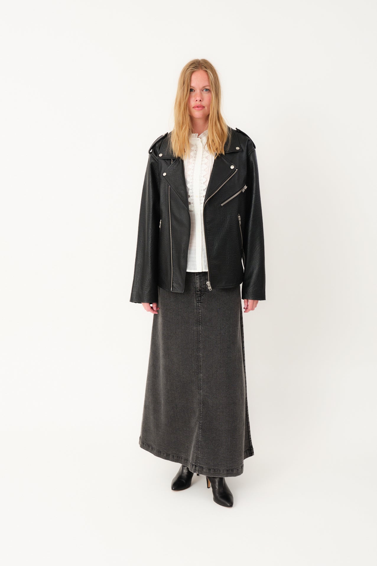 Lollys Laundry RayLL Lederjacke Jacket 99 Black