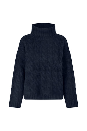 Lollys Laundry ResnoLL Strick Jumper Jumper Dunkelblau
