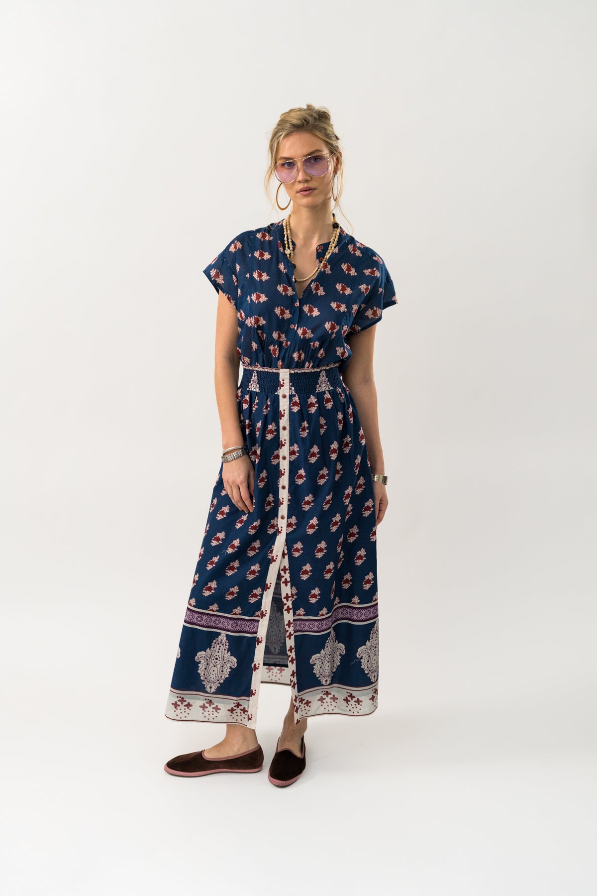 Lollys Laundry RioLL Maxi Rock Skirt Dunkelblau