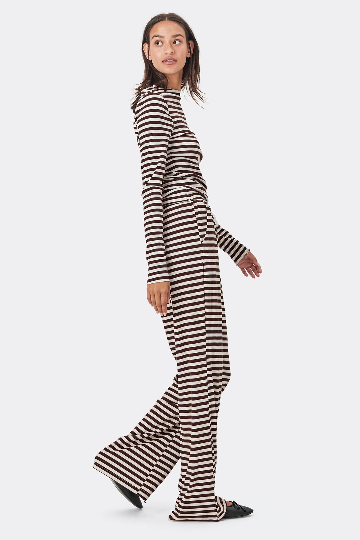 Lollys Laundry RitaLL Pants Pants Schokoladenbraun