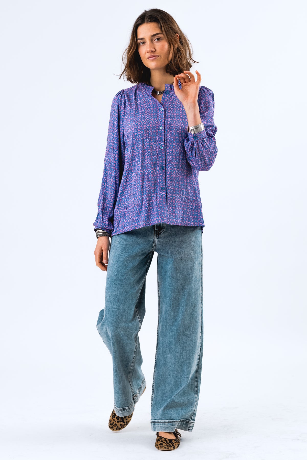 Lollys Laundry RiverLL Hemdbluse Shirt Pink