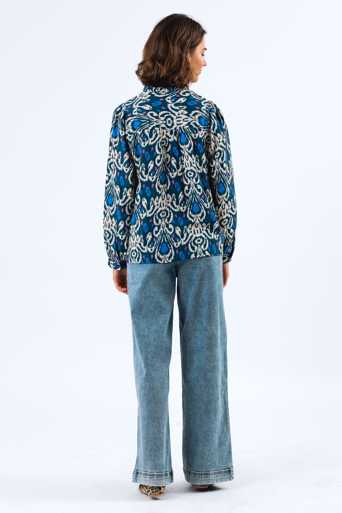 Lollys Laundry RiverLL Hemdbluse Shirt Grafikprint