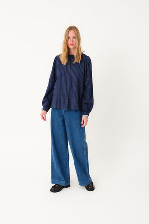 Lollys Laundry RiverLL Hemdbluse Shirt 80 Stripe