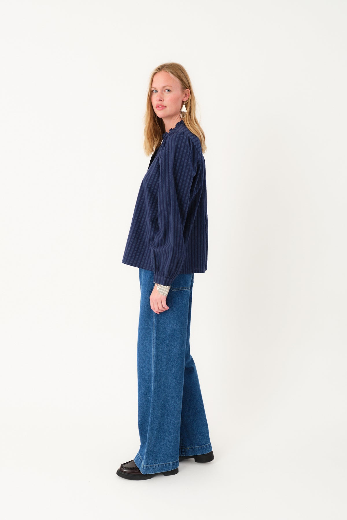 Lollys Laundry RiverLL Hemdbluse Shirt Streifen