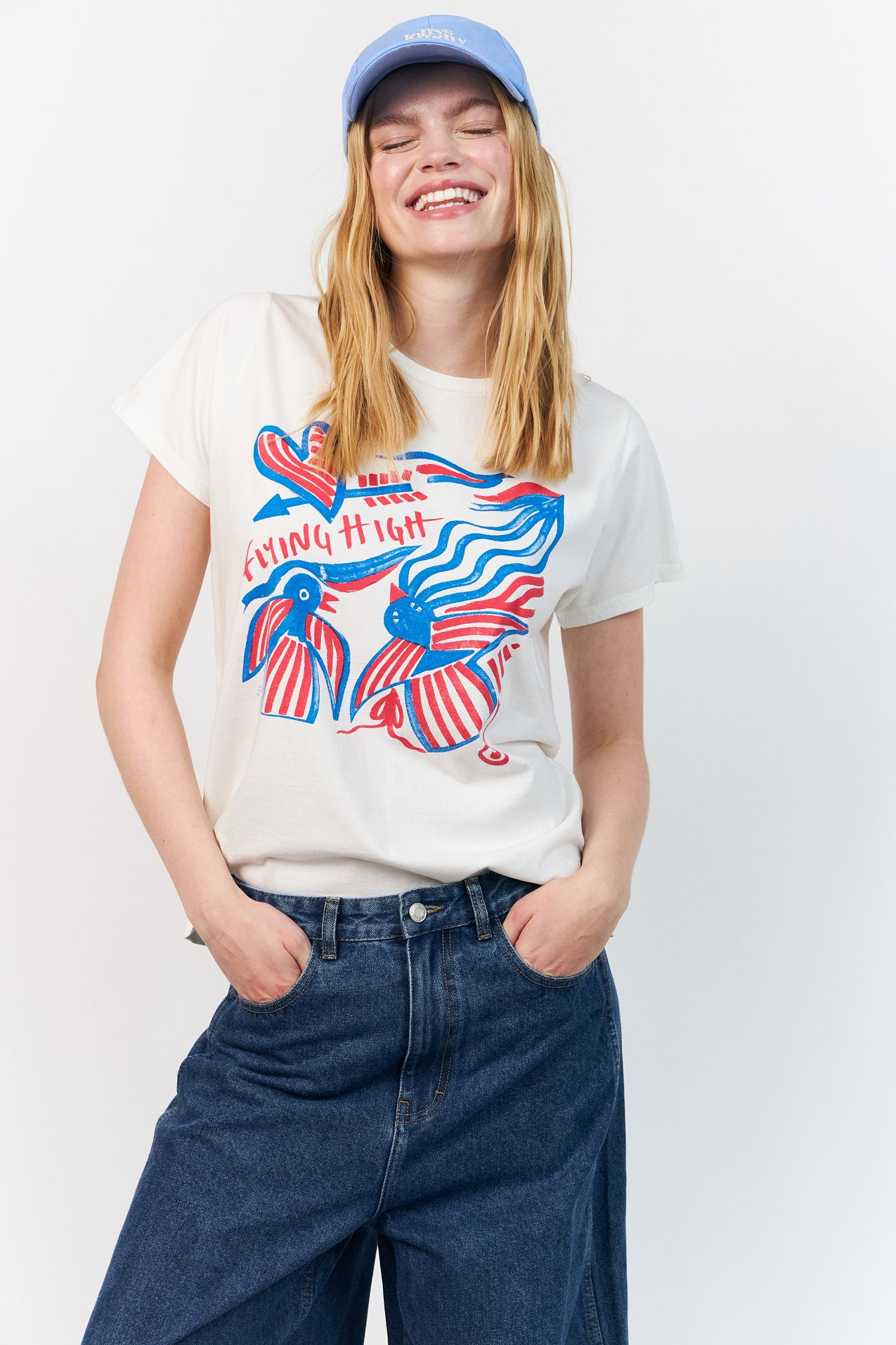 RomaLL Flying High T-Shirt - Weiß