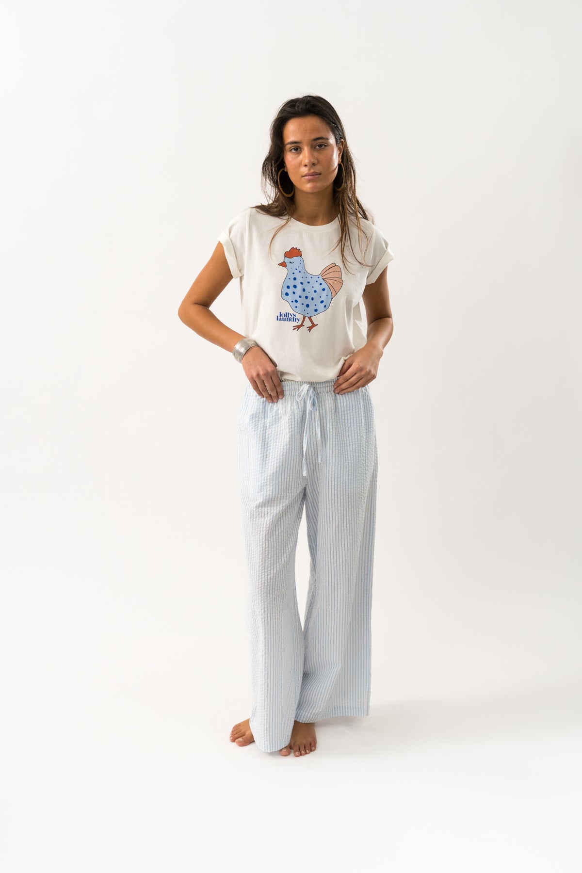 Lollys Laundry RomaLL T-Shirt T-shirt Weiß