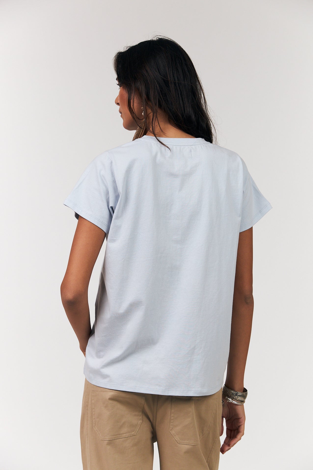 Lollys Laundry RomaLL T-Shirt Pfau T-shirt Hellblau