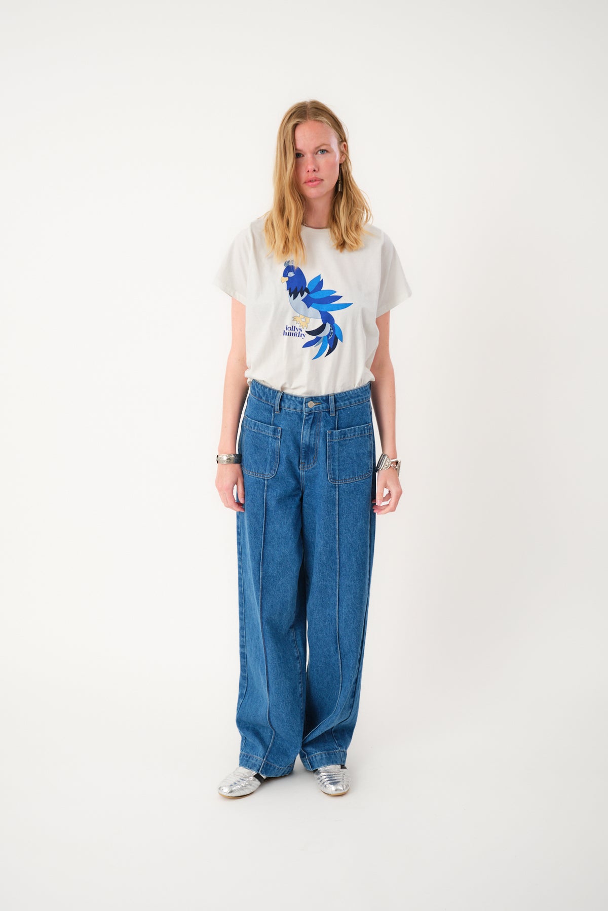 Lollys Laundry RomaLL T-shirt T-shirt Weiß