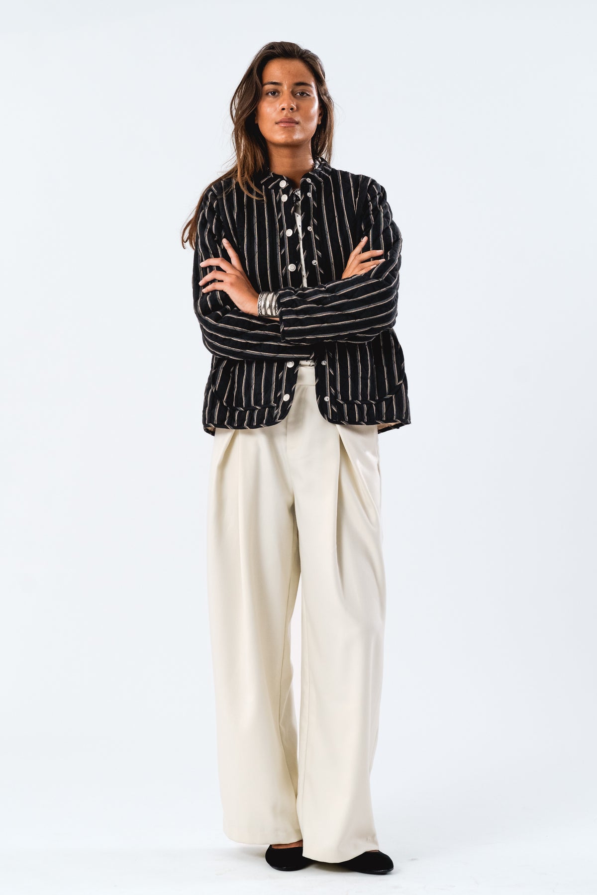 RomeLL Jacket LS - Streifen