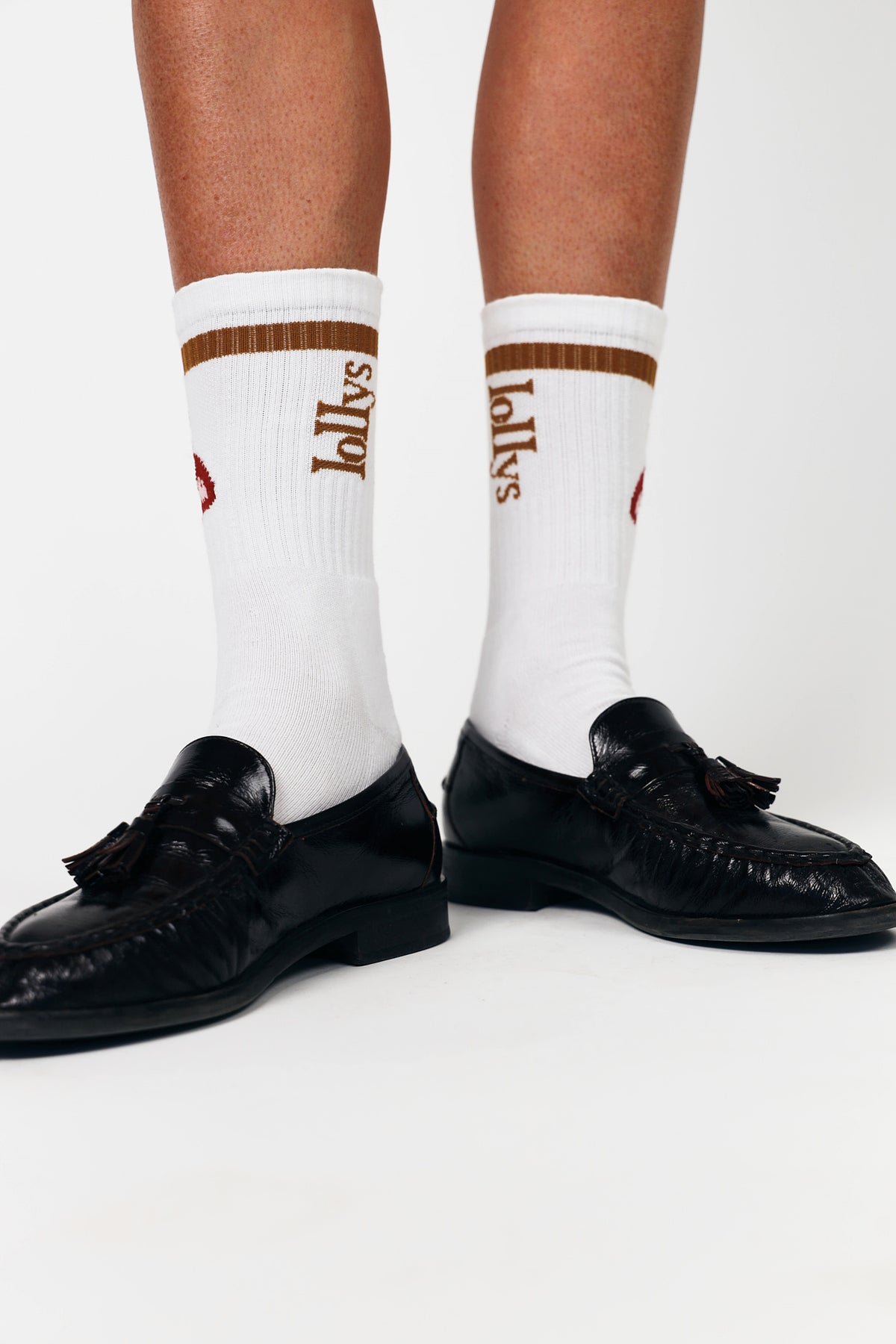 Lollys Laundry RowanLL Socken Socks Rostbraun