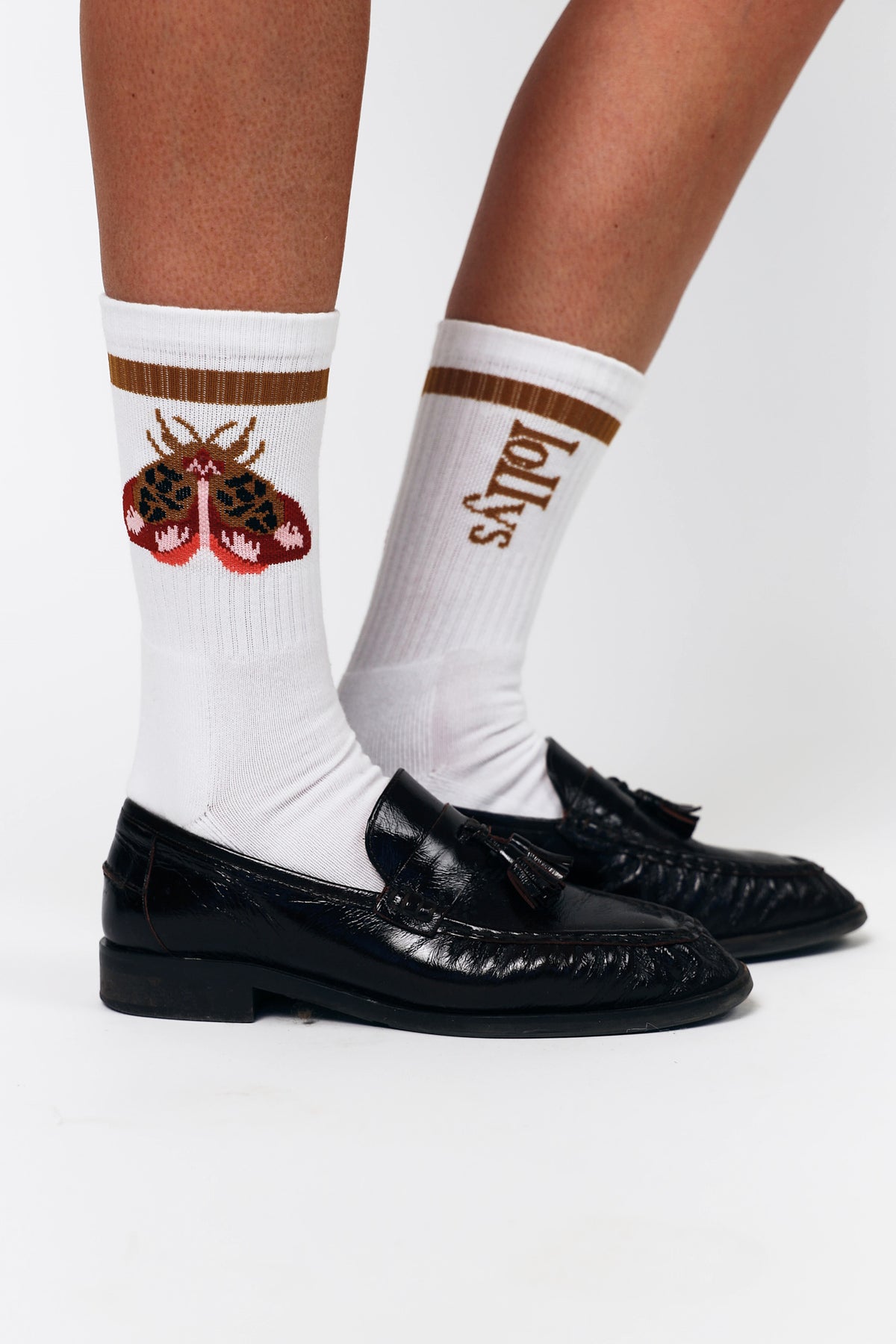 Lollys Laundry RowanLL Socken Socks Rostbraun